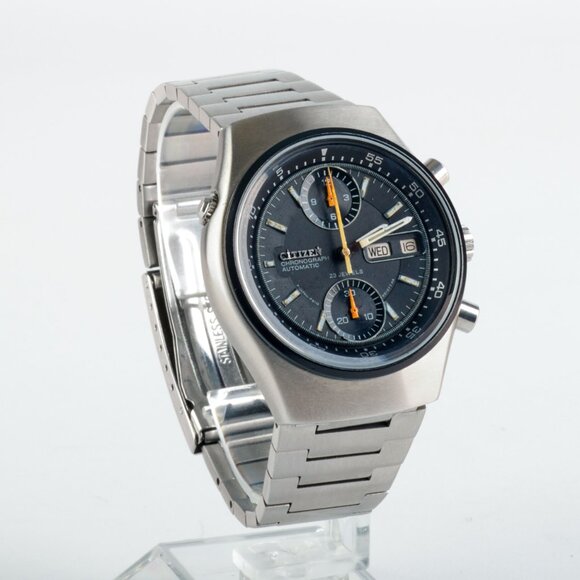 Citizen 67-9119 Spider Flyback 1970s Chronograph in NEW NOS Case EXCELLENT!!!!!! - Picture 6 of 12